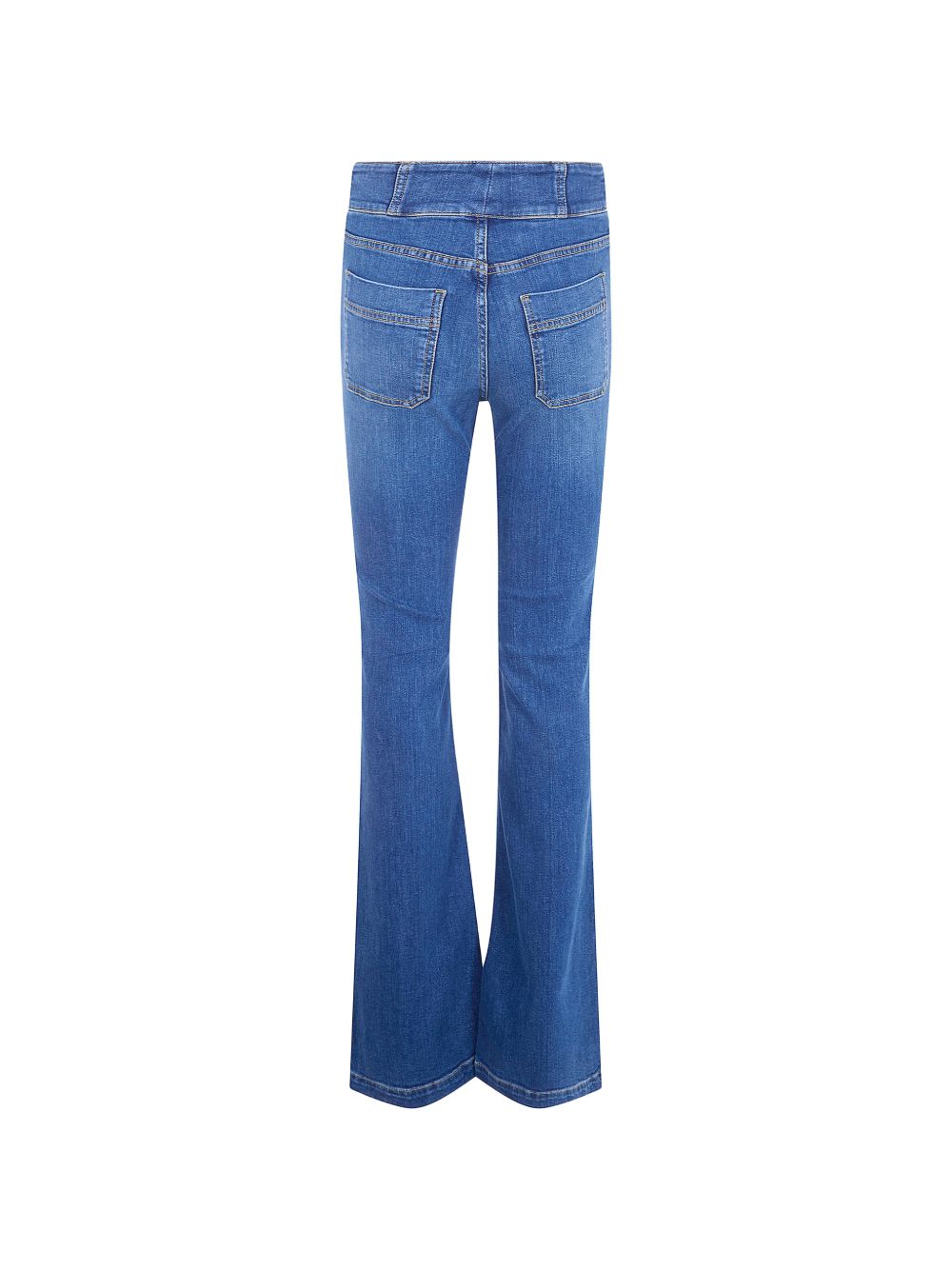 Elisabetta Franchi Jeans Blue Cotton Lyocell Elastane
