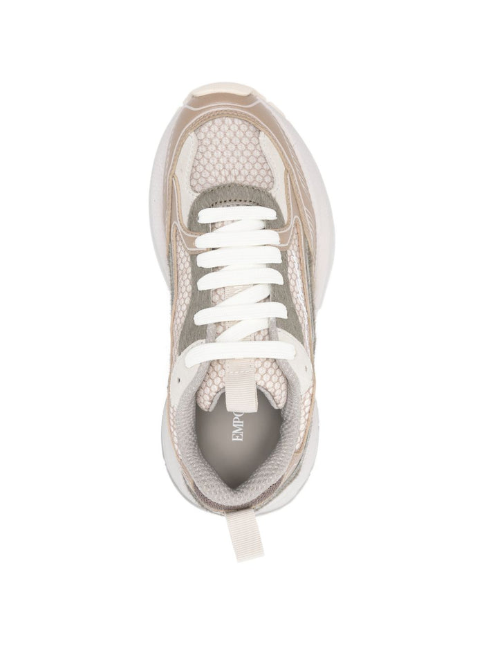 E.armani Exclusive Pre Sneakers Beige