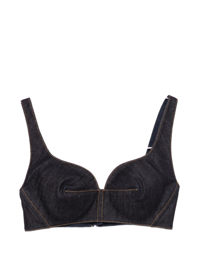Givenchy Top Blue Cotton Elastane