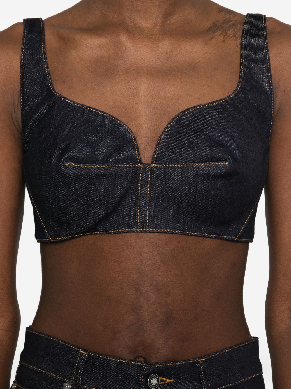 Givenchy Top Blue Cotton Elastane