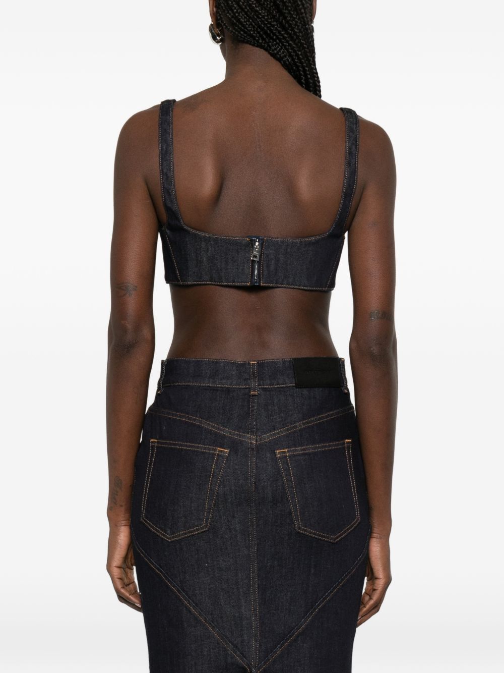Givenchy Top Blue Cotton Elastane