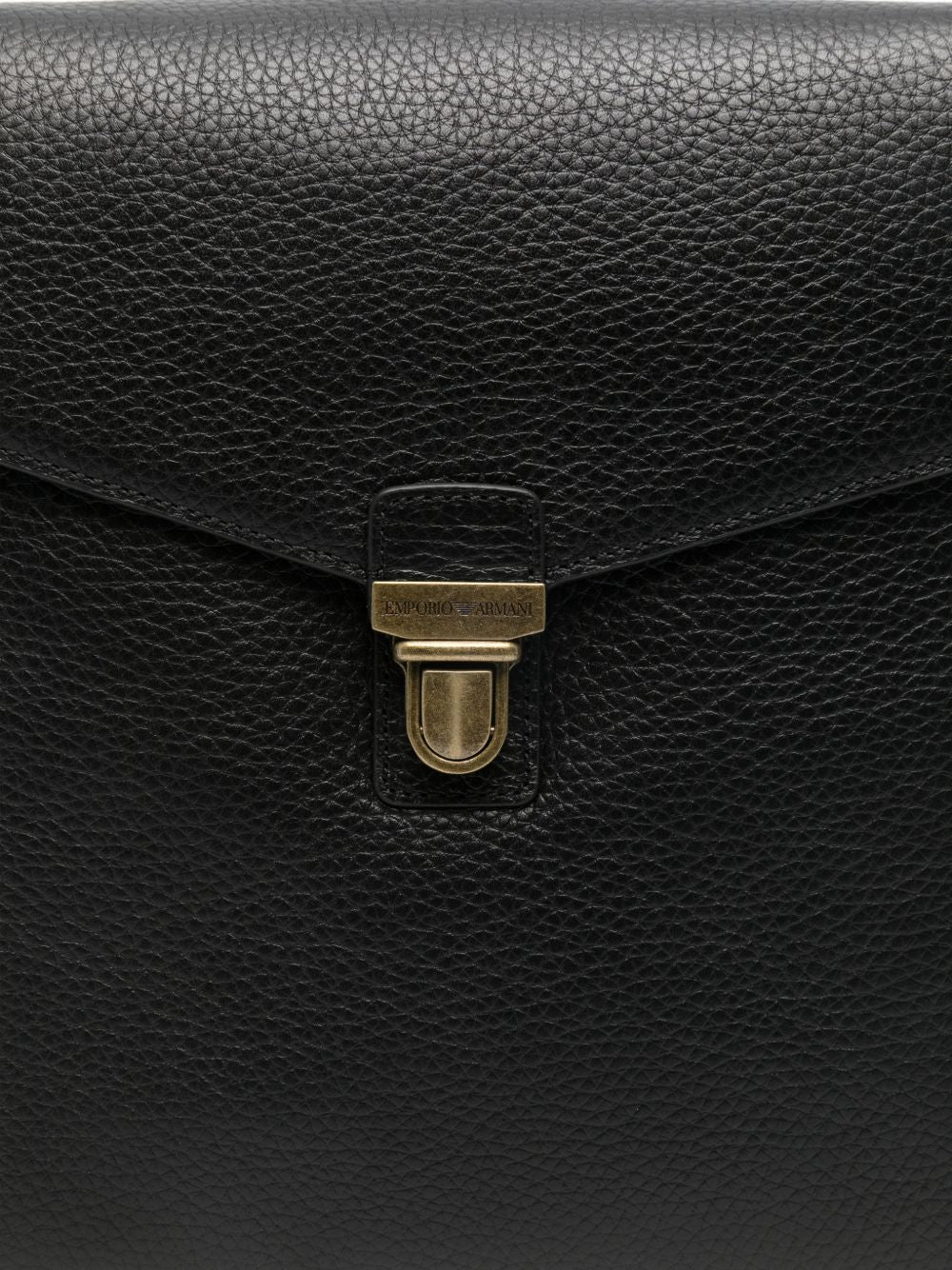 Emporio Armani Capsule Pre Bags Nero Bovine Leather