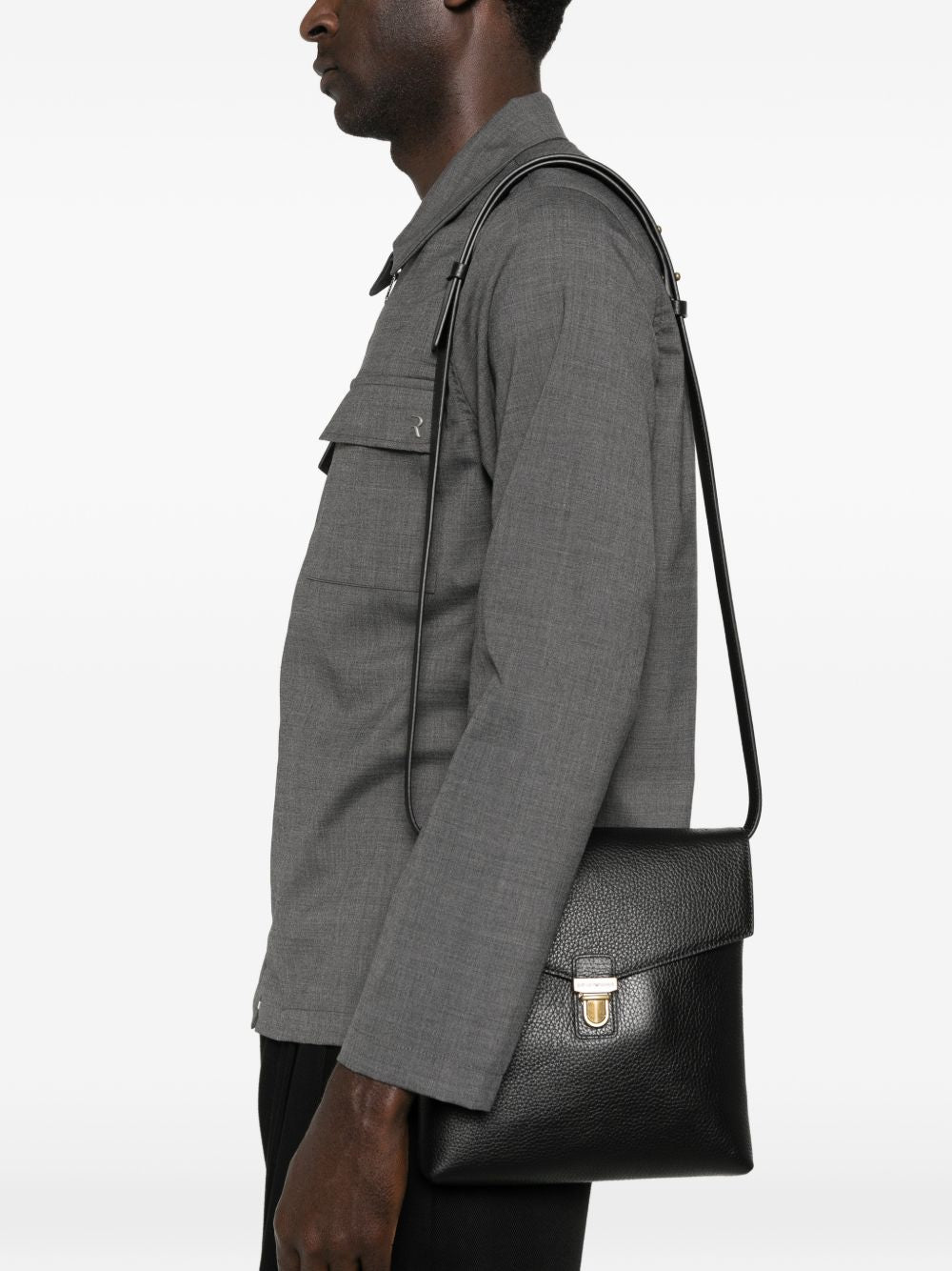 Emporio Armani Capsule Pre Bags Nero Bovine Leather