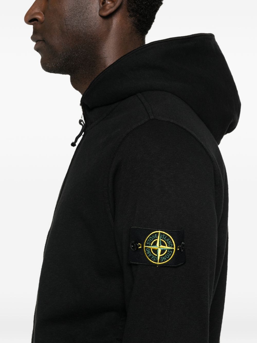 Stone Island Sweaters Black Cotone