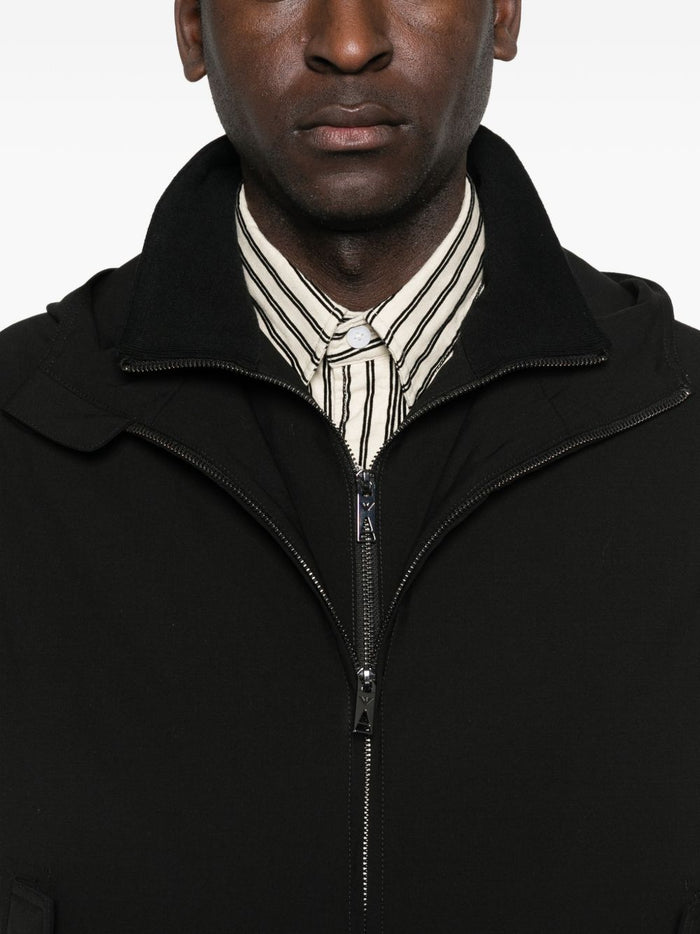 E.ARMANI EXCLUSIVE PRE Jackets Black Virgin Wool