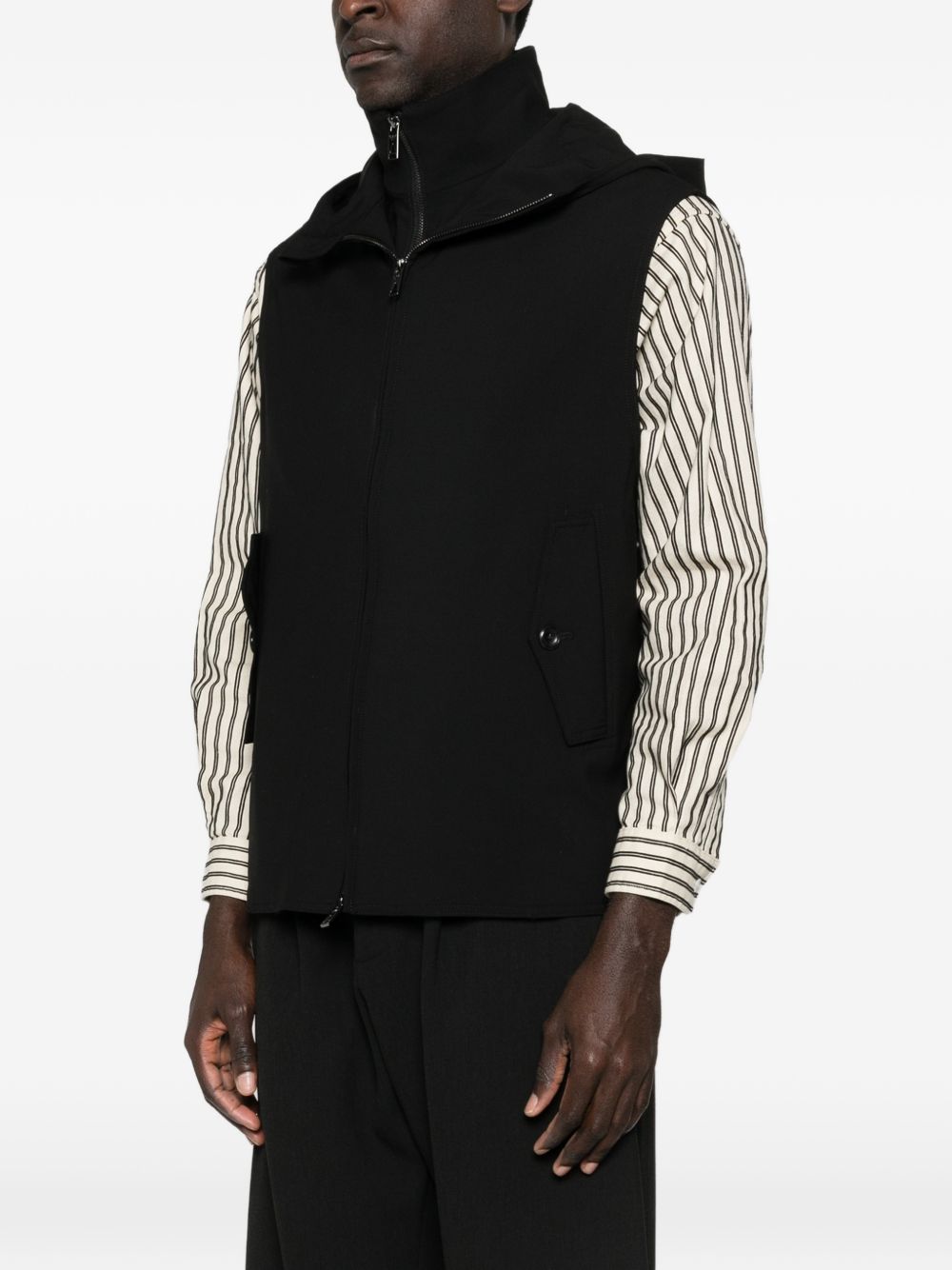 E.ARMANI EXCLUSIVE PRE Jackets Black Virgin Wool