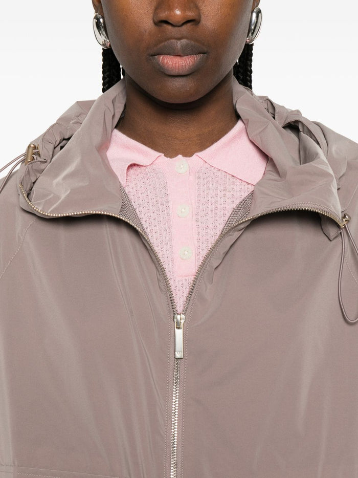 Emporio Armani Coats Marrone Chiaro Polyamide