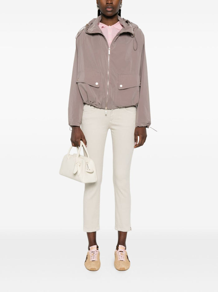 Emporio Armani Coats Marrone Chiaro Polyamide