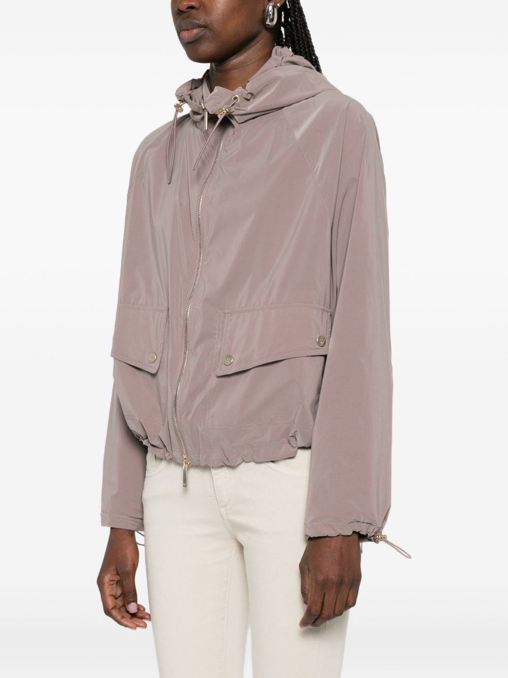 Emporio Armani Coats Marrone Chiaro Polyamide