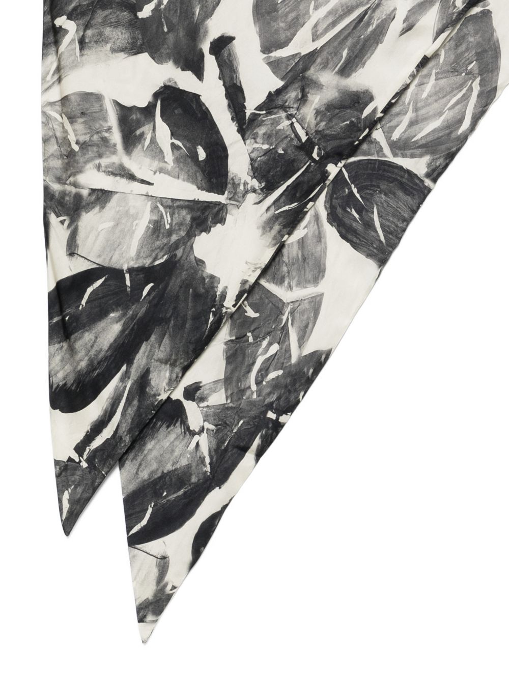 Alysi Scarfs Black Silk