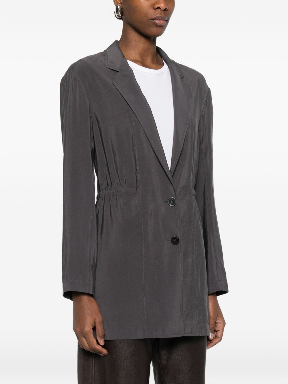 Alysi Jackets Grey Modal Polyester