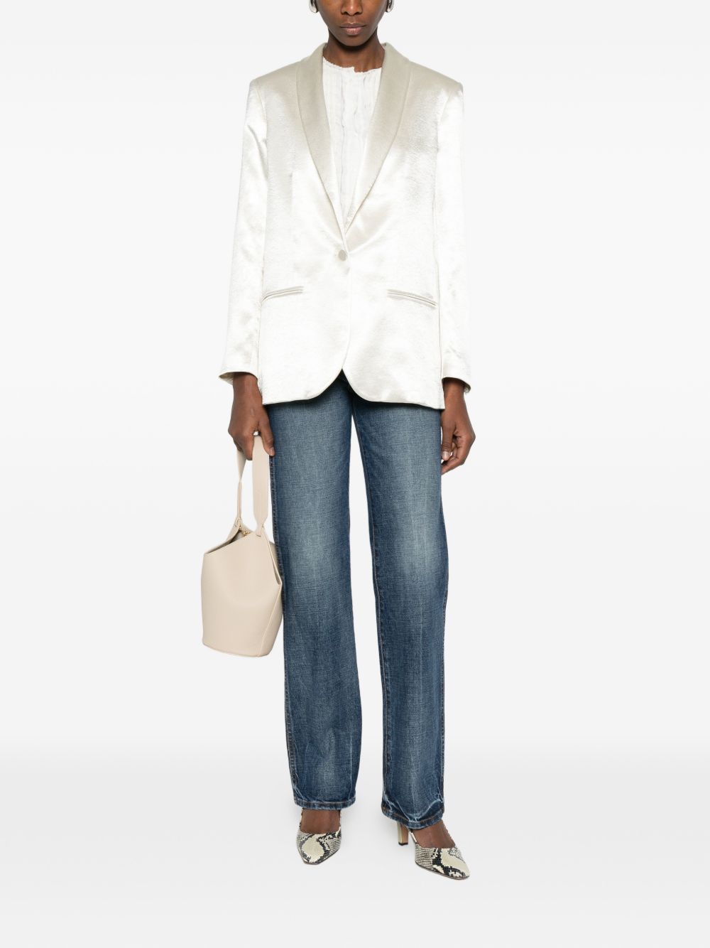 Alysi Jackets White Polyester