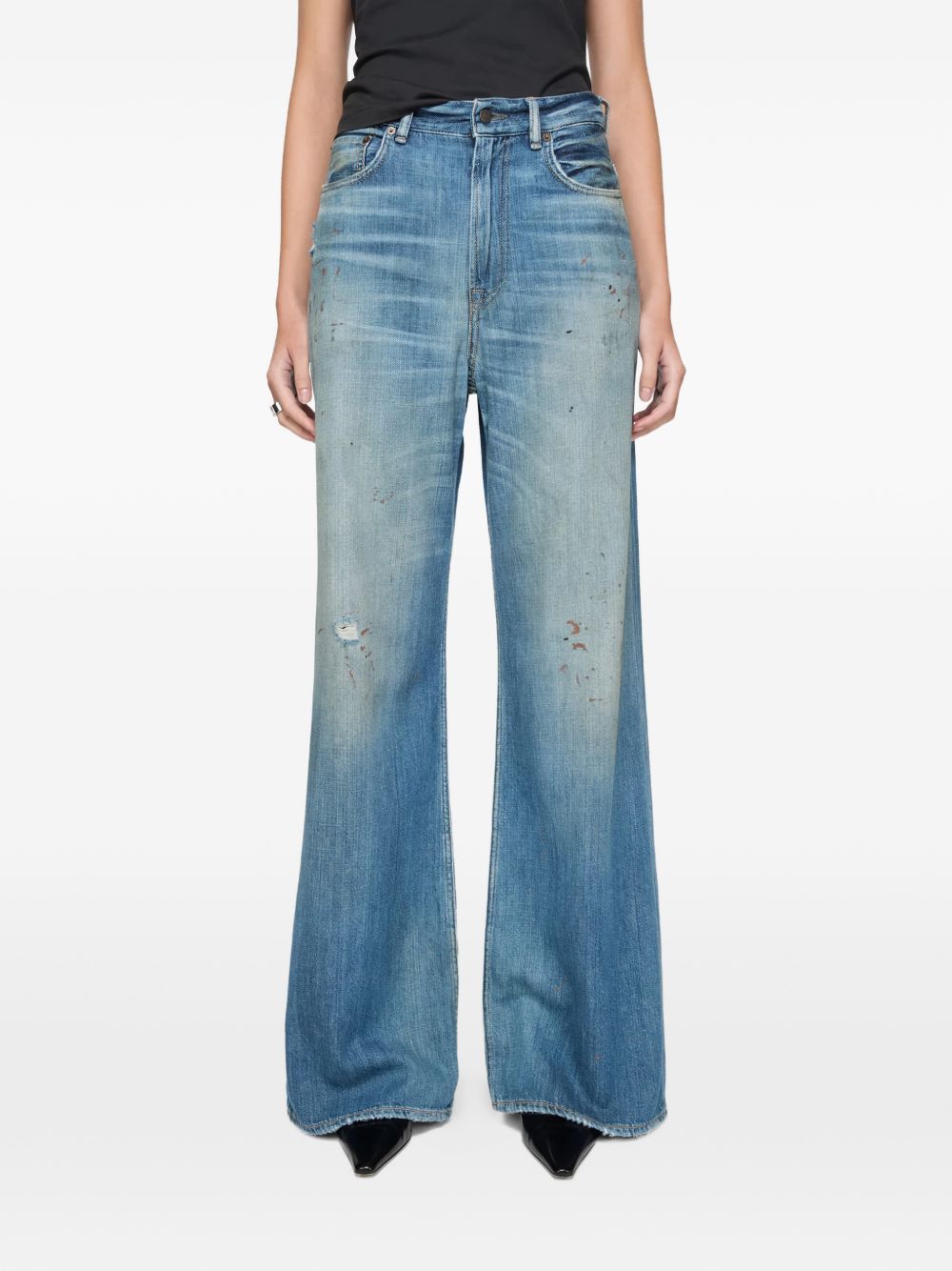 Acne Studios Jeans Blue Cotton