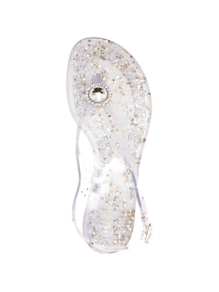 Casadei Sandals Clear Blue Pvc