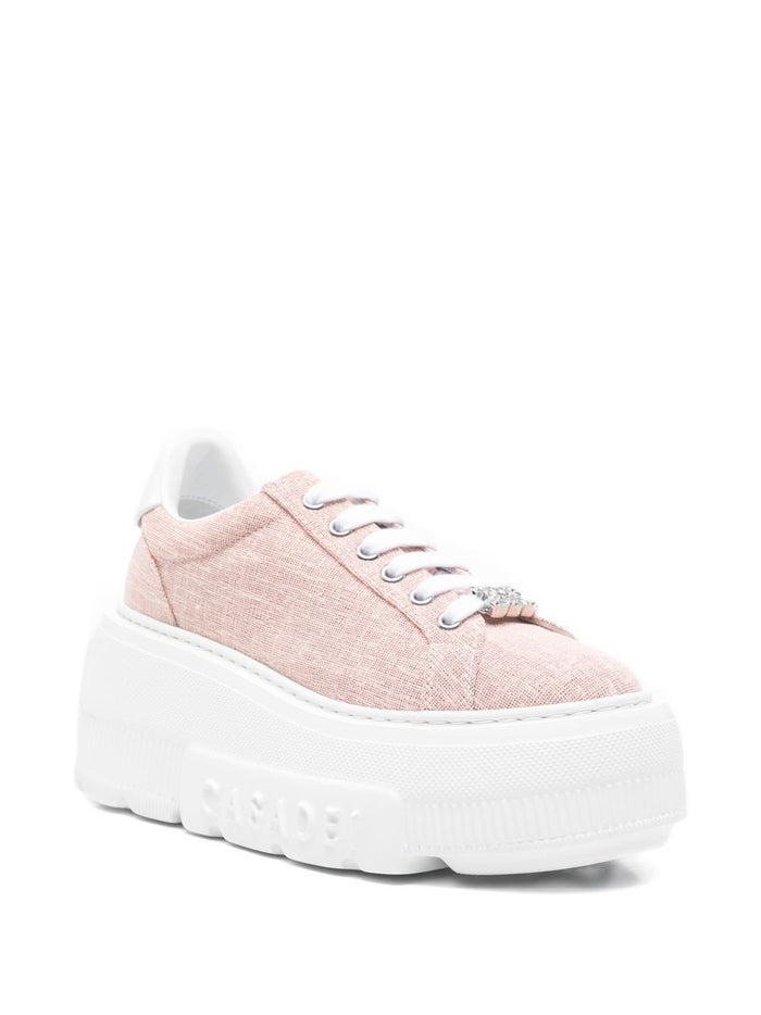 Casadei Sneakers Pink Polyester