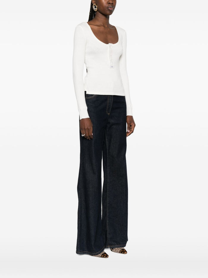 Chloè Sweaters White Cotton