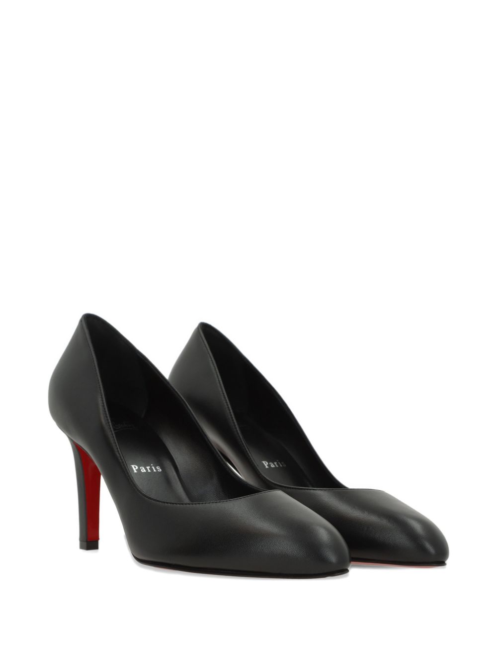 Christian Louboutin With Heel Black Calf Leather