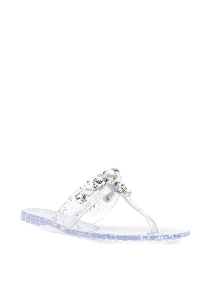 Casadei Sandals Silver Pvc