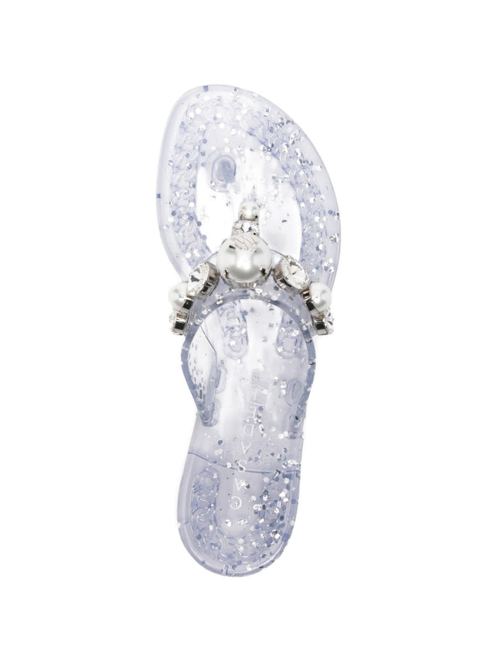 Casadei Sandals Silver Pvc