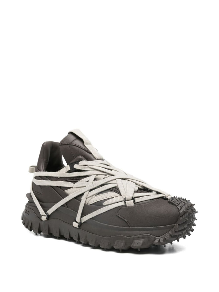 MONCLER X RICK OWENS Sneakers Brown Outer: Calf Leather
