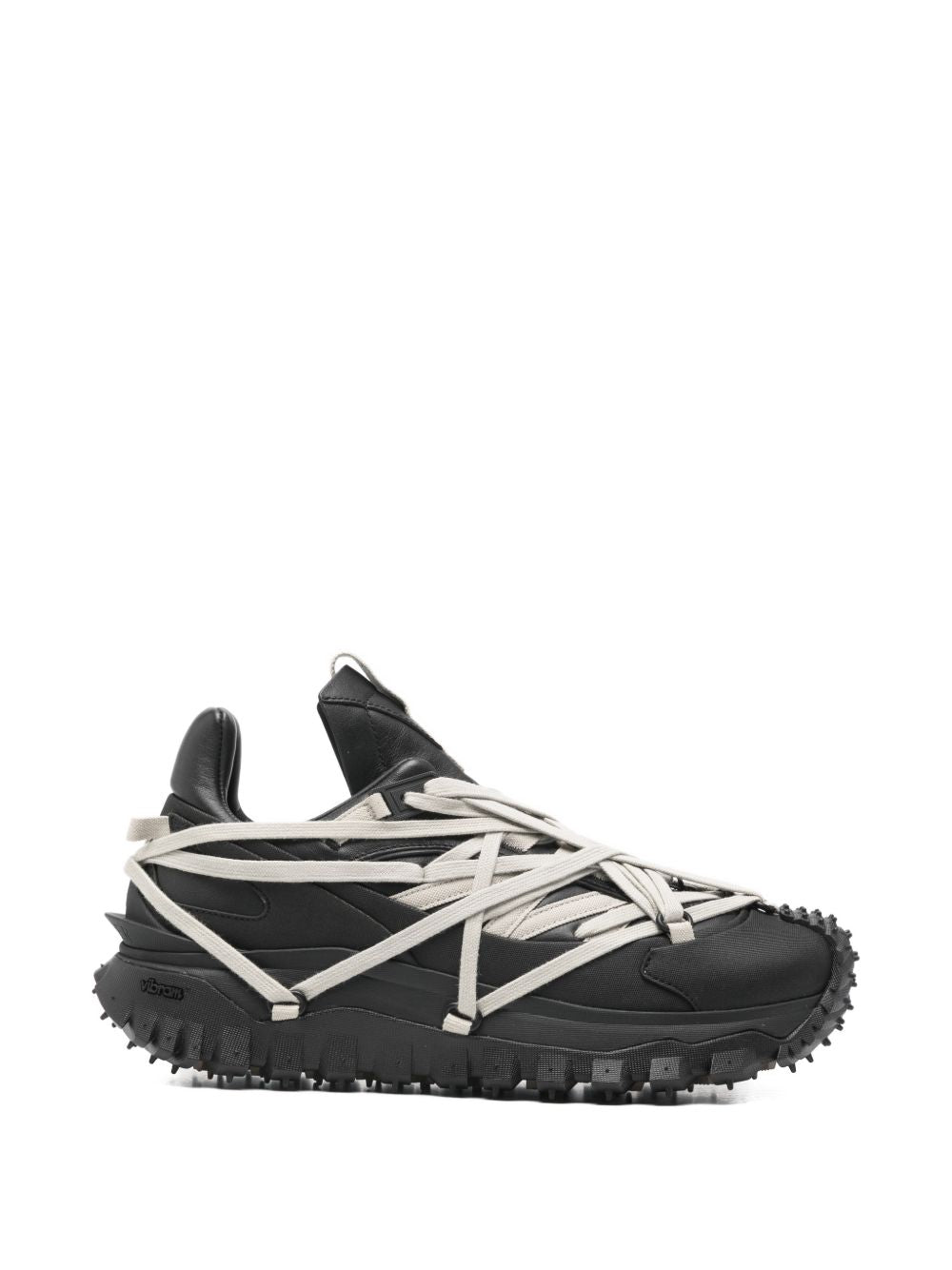 Moncler X Rick Owens Sneakers Black Outer: Calf Leather