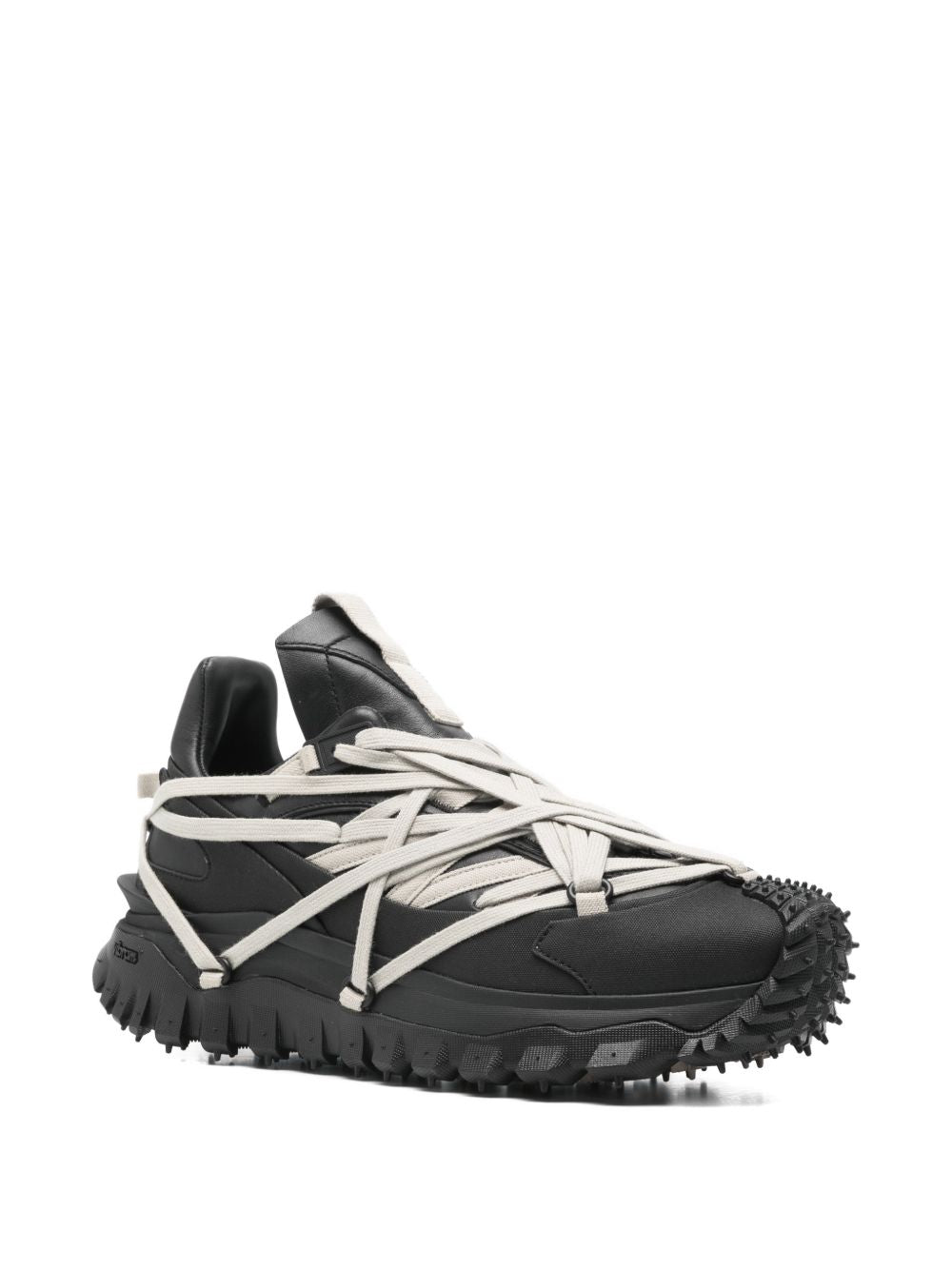 Moncler X Rick Owens Sneakers Black Outer: Calf Leather