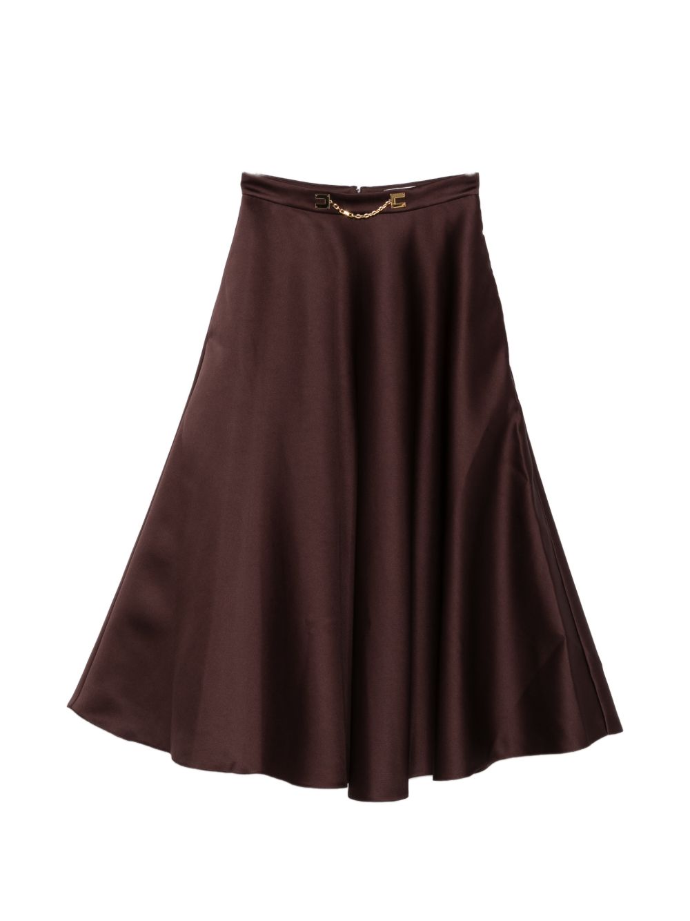 Elisabetta Franchi Skirts Brown Polyester