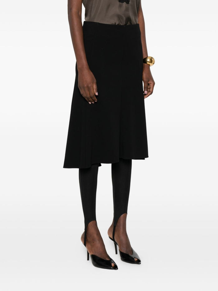 Jil Sander Skirts Black Viscose Polyamide Elastane