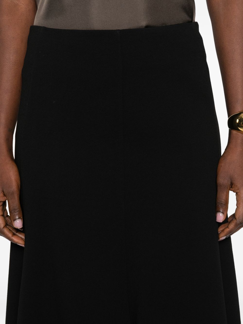 Jil Sander Skirts Black Viscose Polyamide Elastane