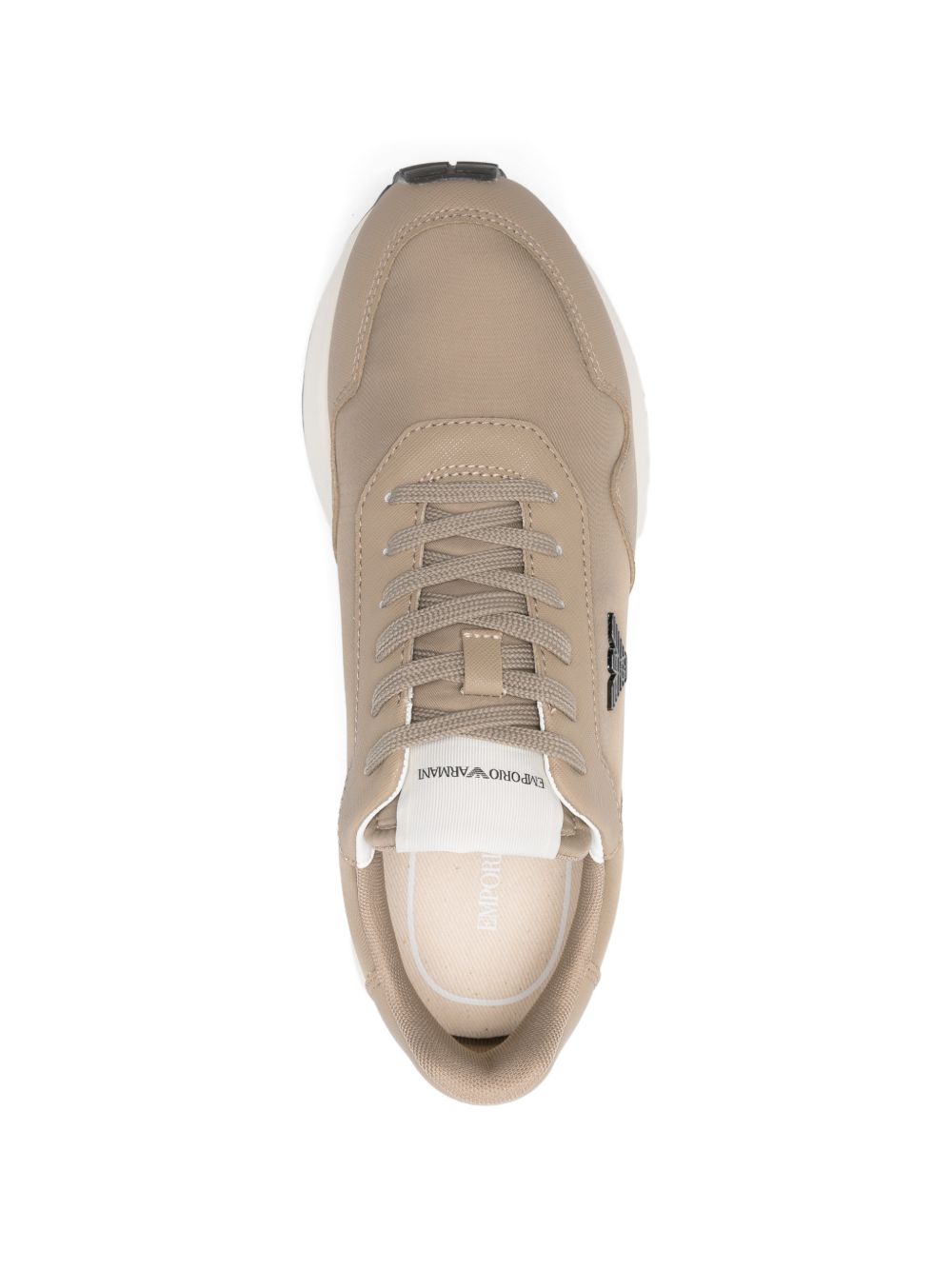 Emporio Armani Sneakers Beige Polyamide