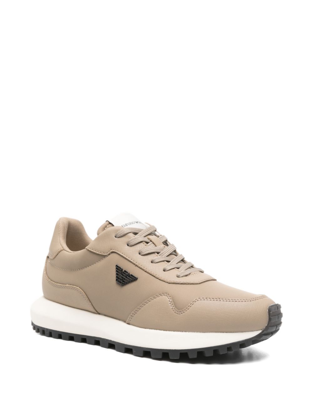 Emporio Armani Sneakers Beige Polyamide