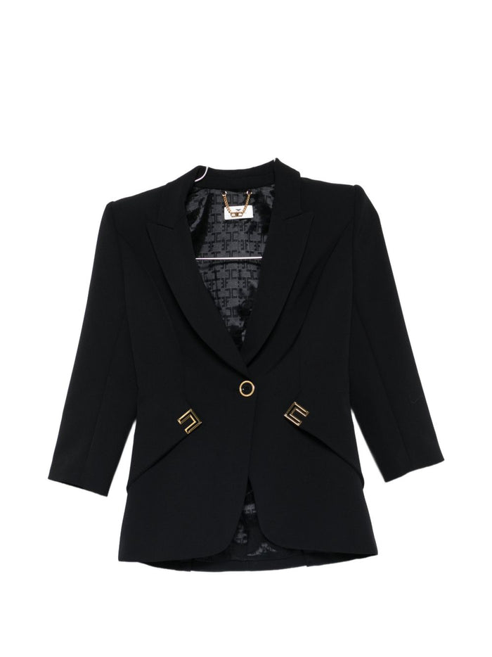Elisabetta Franchi Jackets Black Polyester