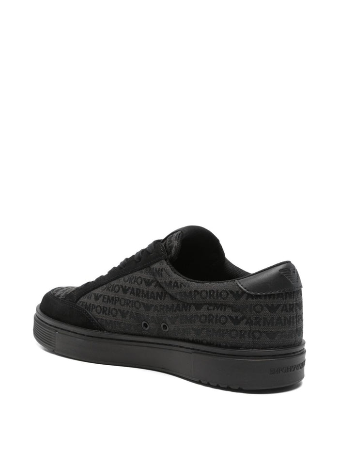 Emporio Armani Sneakers Black Polyester