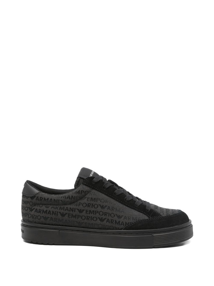 Emporio Armani Sneakers Black Polyester
