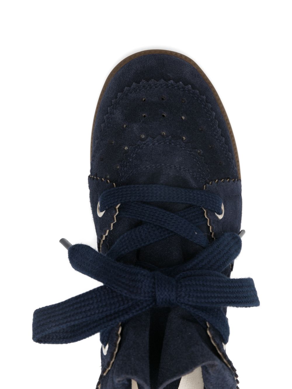 Isabel Marant Sneakers Blue Cow Leather