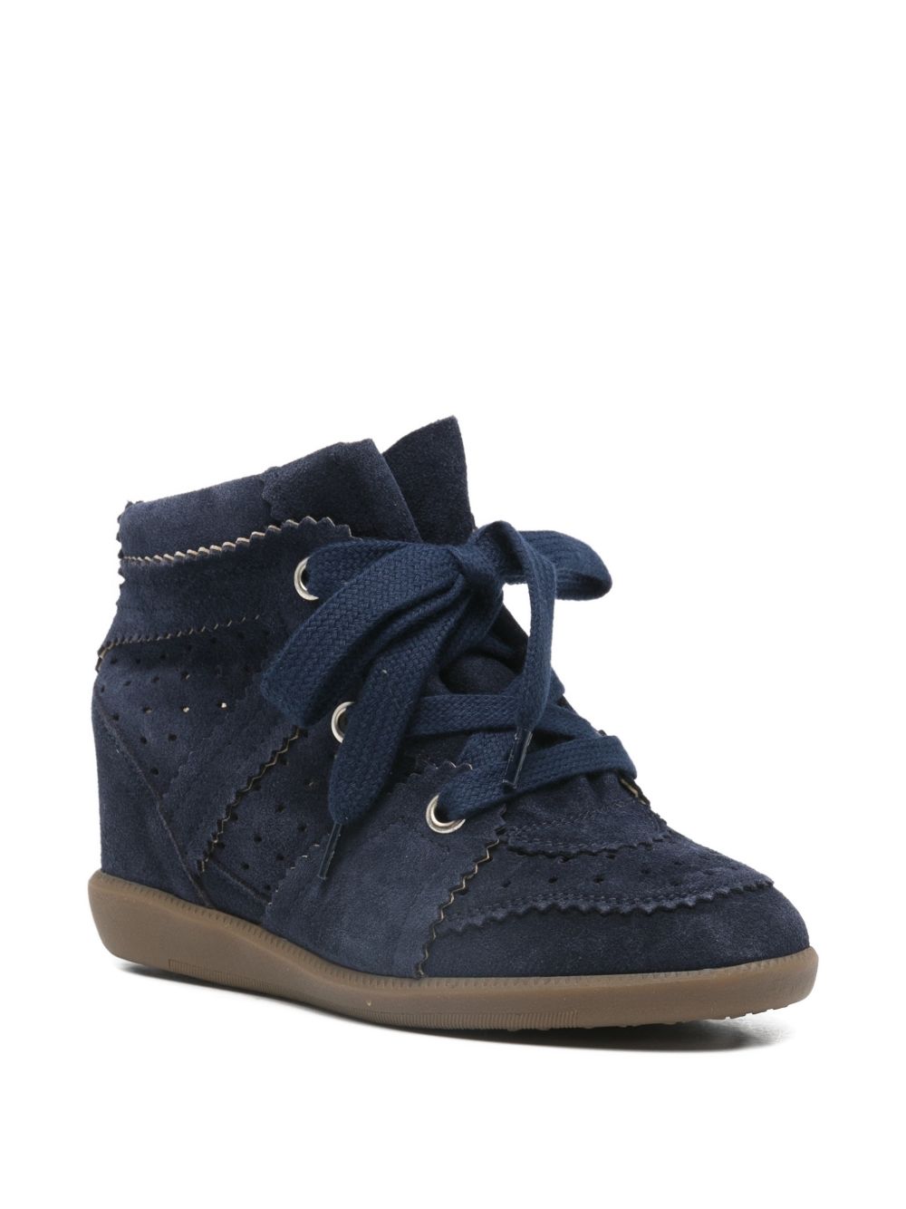 Isabel Marant Sneakers Blue Cow Leather