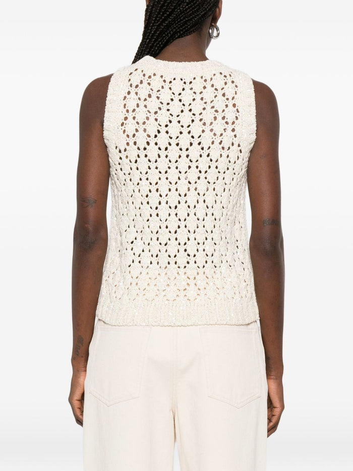 Fabiana Filippi Top White Cotton