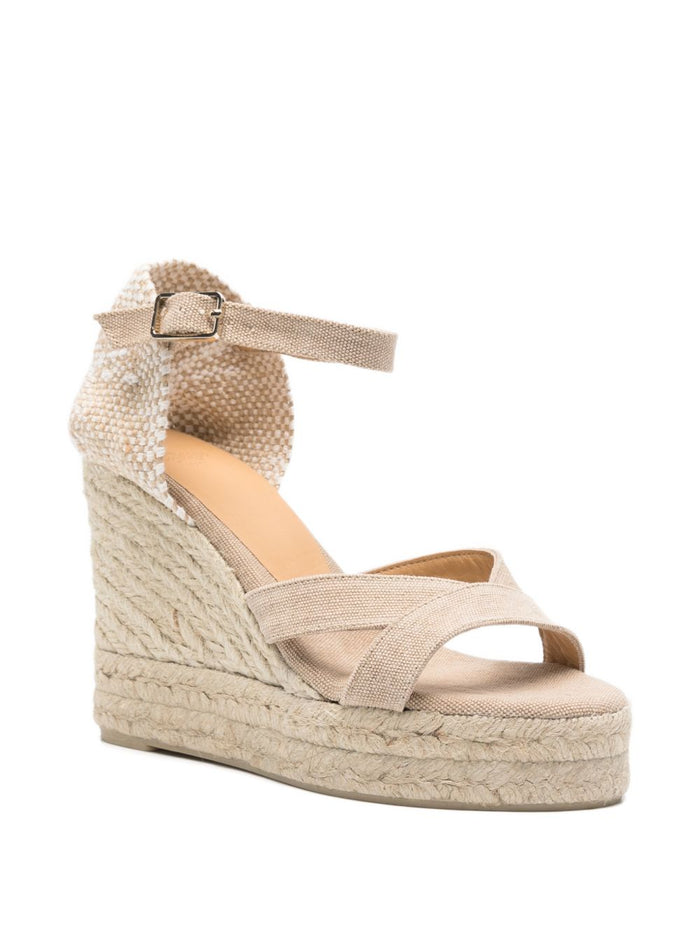 Castaner Flat shoes Beige Outer: organic Cotton