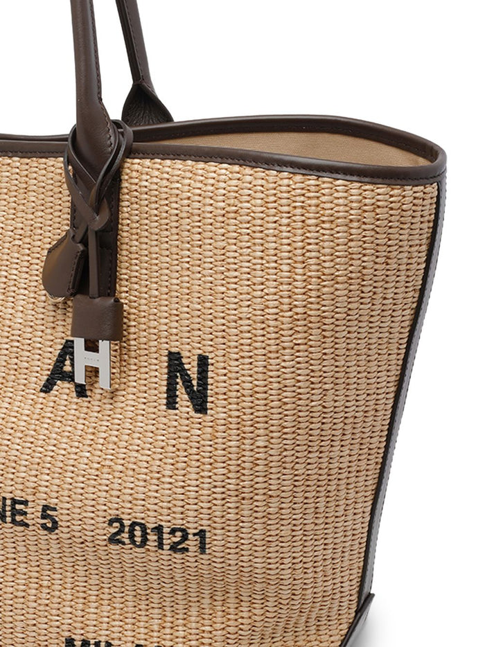 Hogan Bags Beige Outer: Raffia