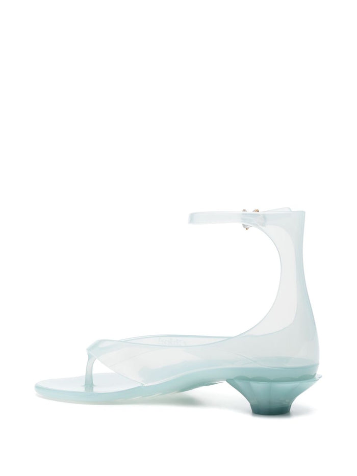 Chloè Sandals Clear Blue Thermoplastic Polyurethane