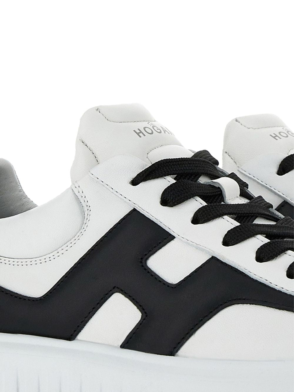 Hogan Sneakers Black Calf Leather