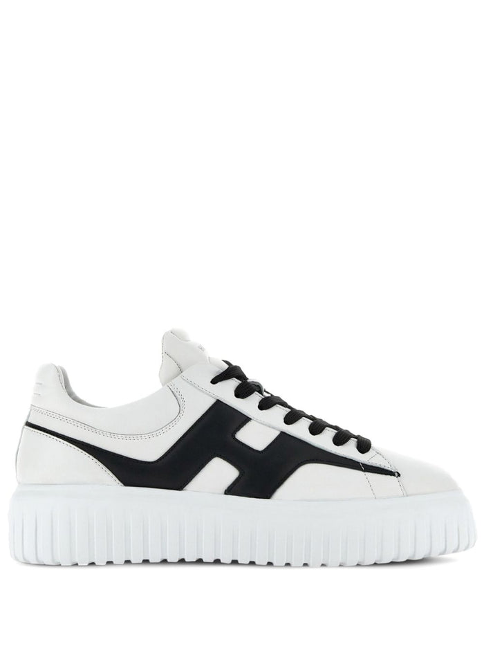 Hogan Sneakers Black Calf Leather