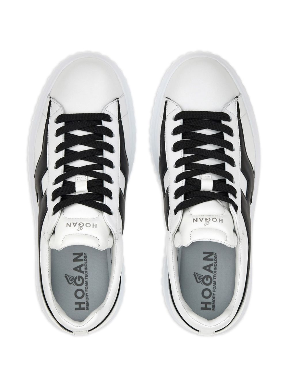 Hogan Sneakers Black Calf Leather