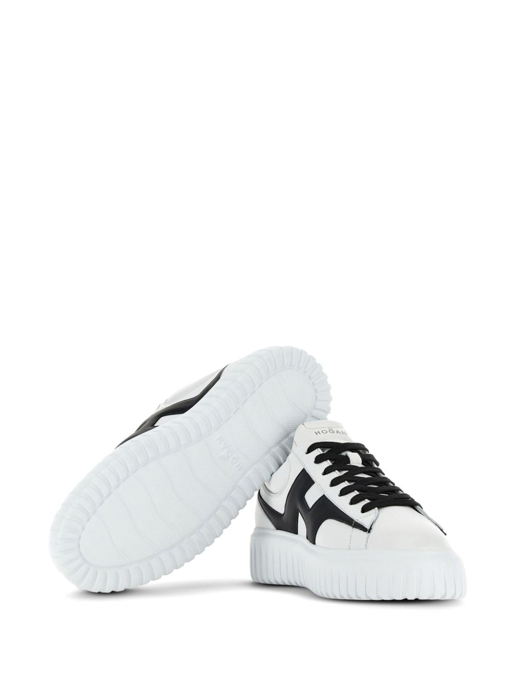 Hogan Sneakers Black Calf Leather