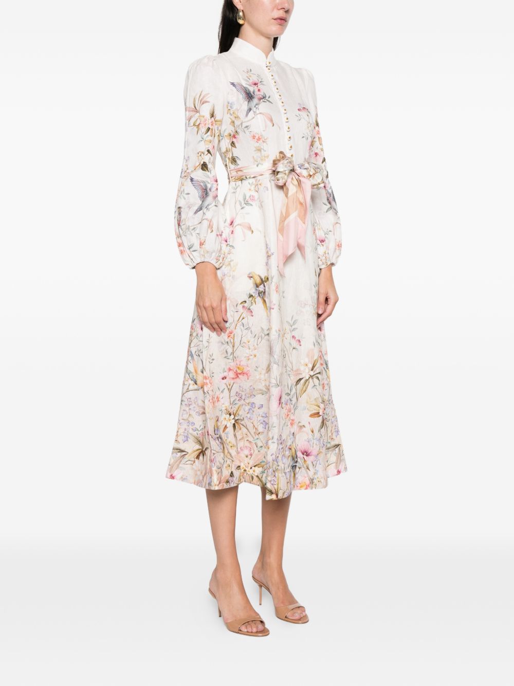 Zimmermann Dresses Beige Linen