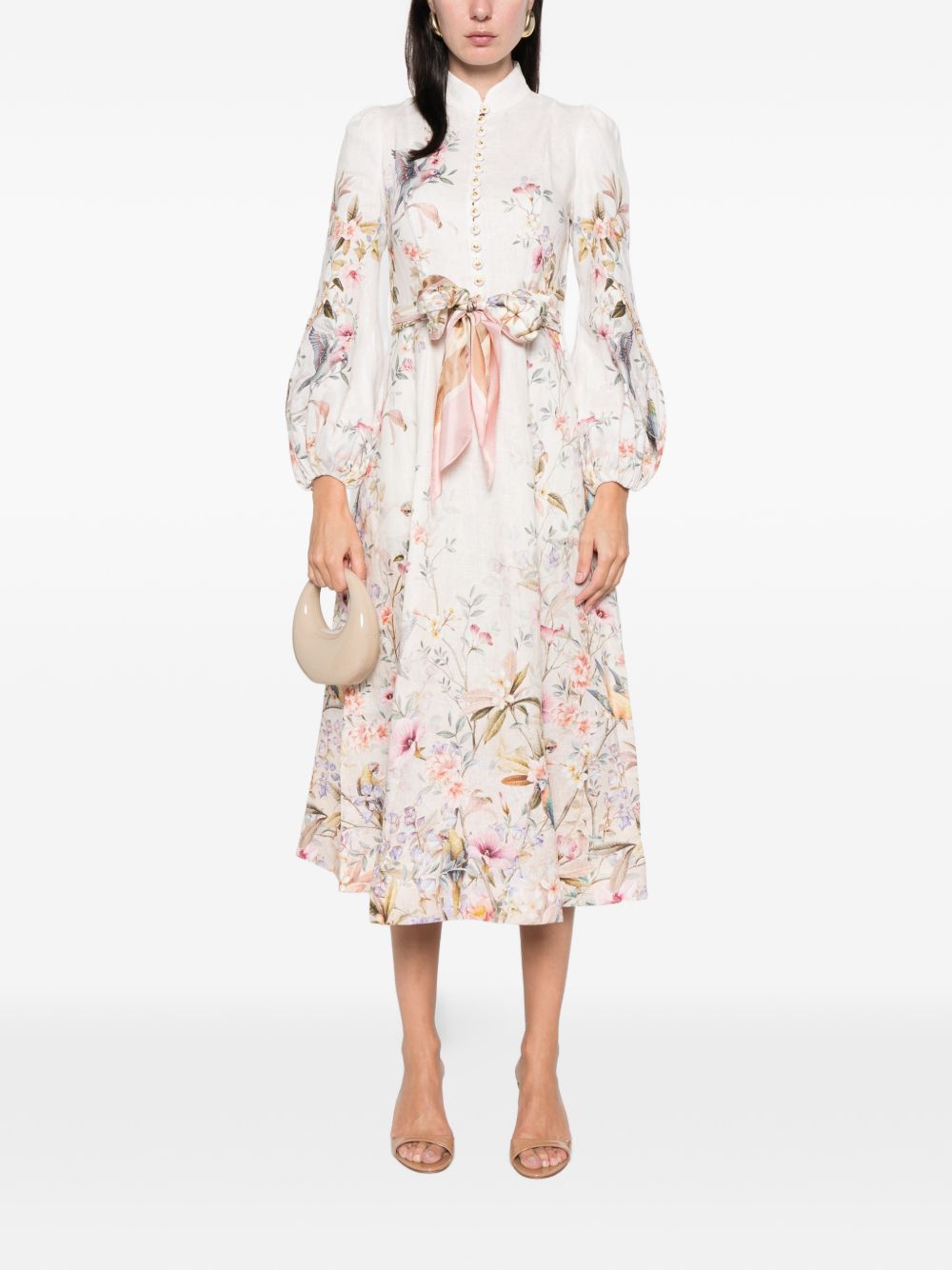 Zimmermann Dresses Beige Linen