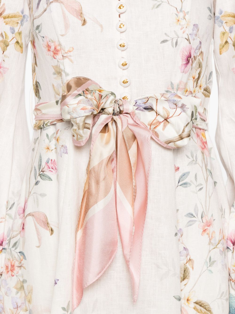 Zimmermann Dresses Beige Linen