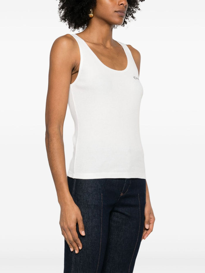 Chloè Top White Outer Shell: Cotton