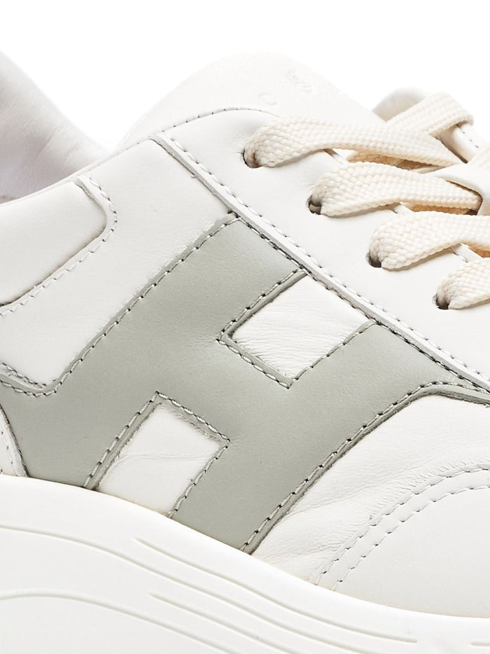 Hogan Sneakers White Outer: Calf Leather