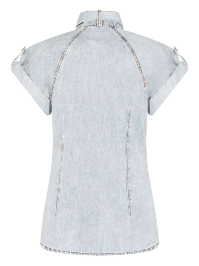 Zimmermann Shirts Clear Blue Cotton